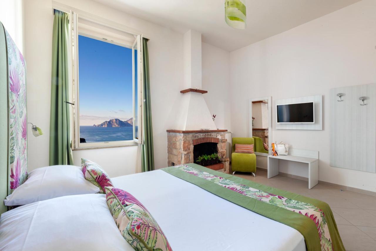 Вилла Il Sogno Di Lina Sorrento Coast Capri View Масса-Лубренсе Экстерьер фото