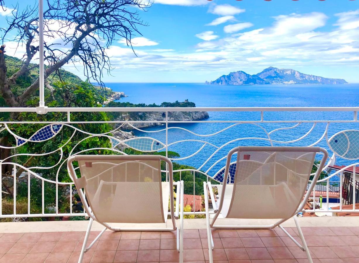 Вилла Il Sogno Di Lina Sorrento Coast Capri View Масса-Лубренсе Экстерьер фото