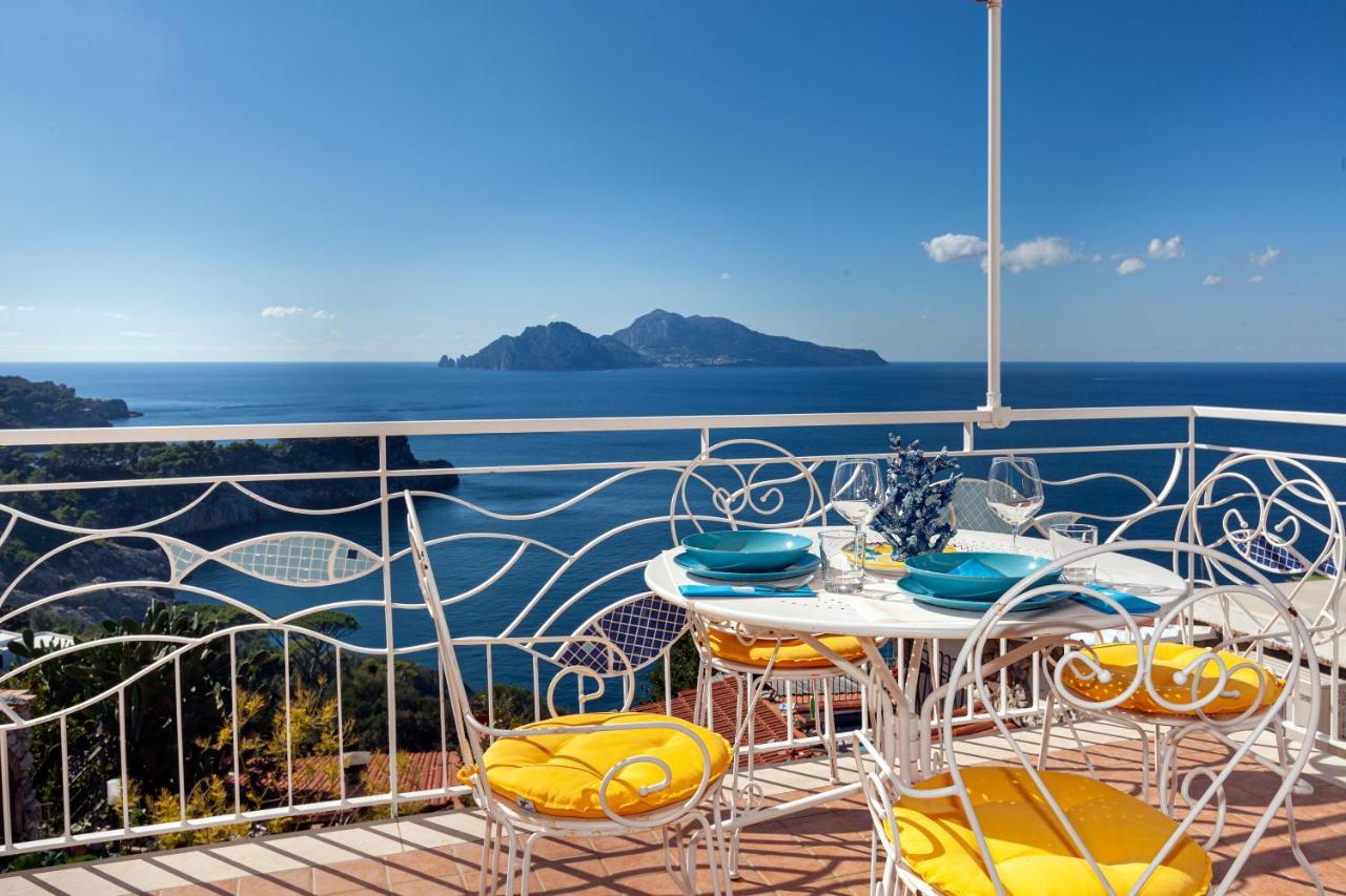 Вилла Il Sogno Di Lina Sorrento Coast Capri View Масса-Лубренсе Экстерьер фото