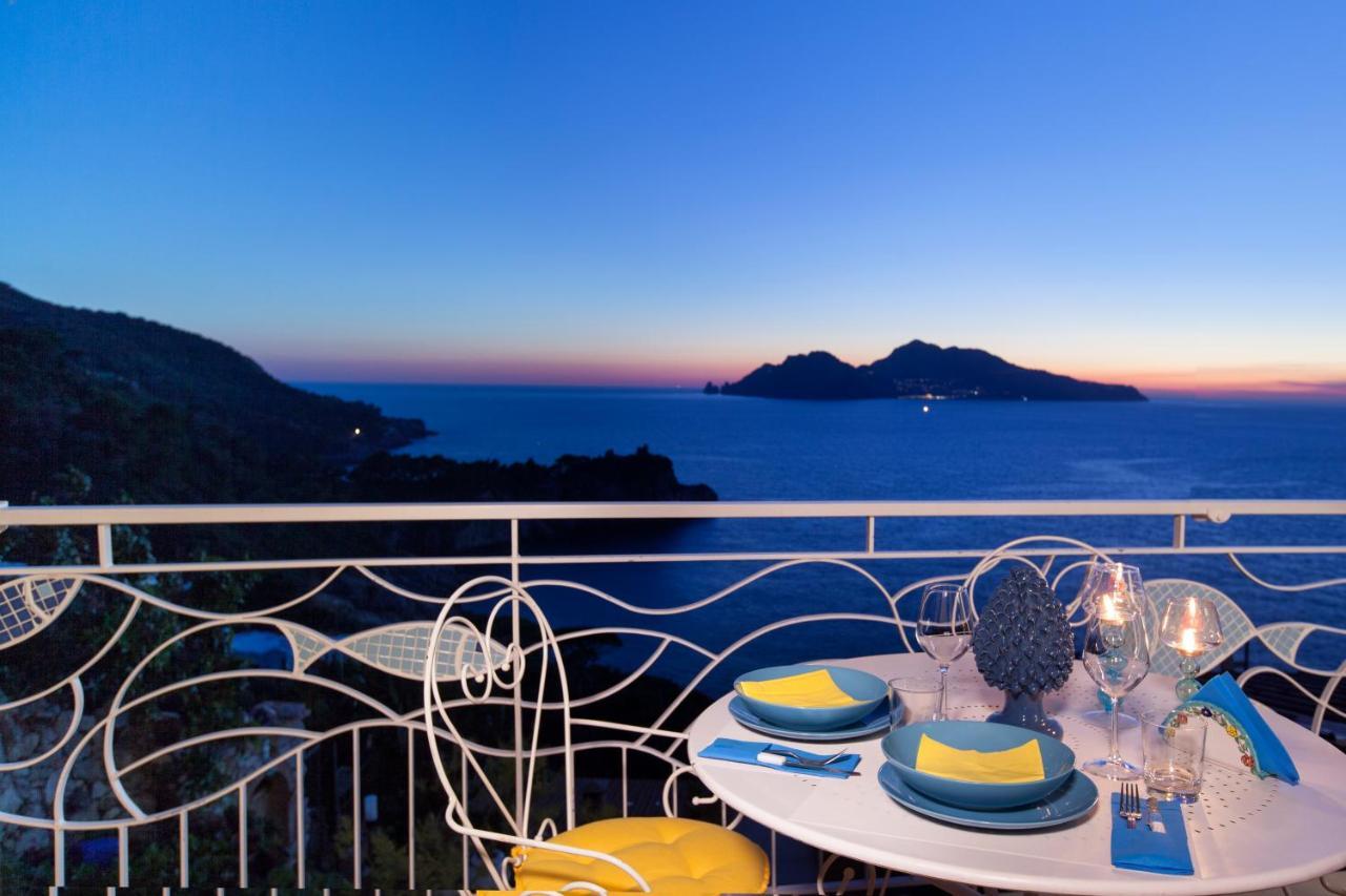 Вилла Il Sogno Di Lina Sorrento Coast Capri View Масса-Лубренсе Экстерьер фото