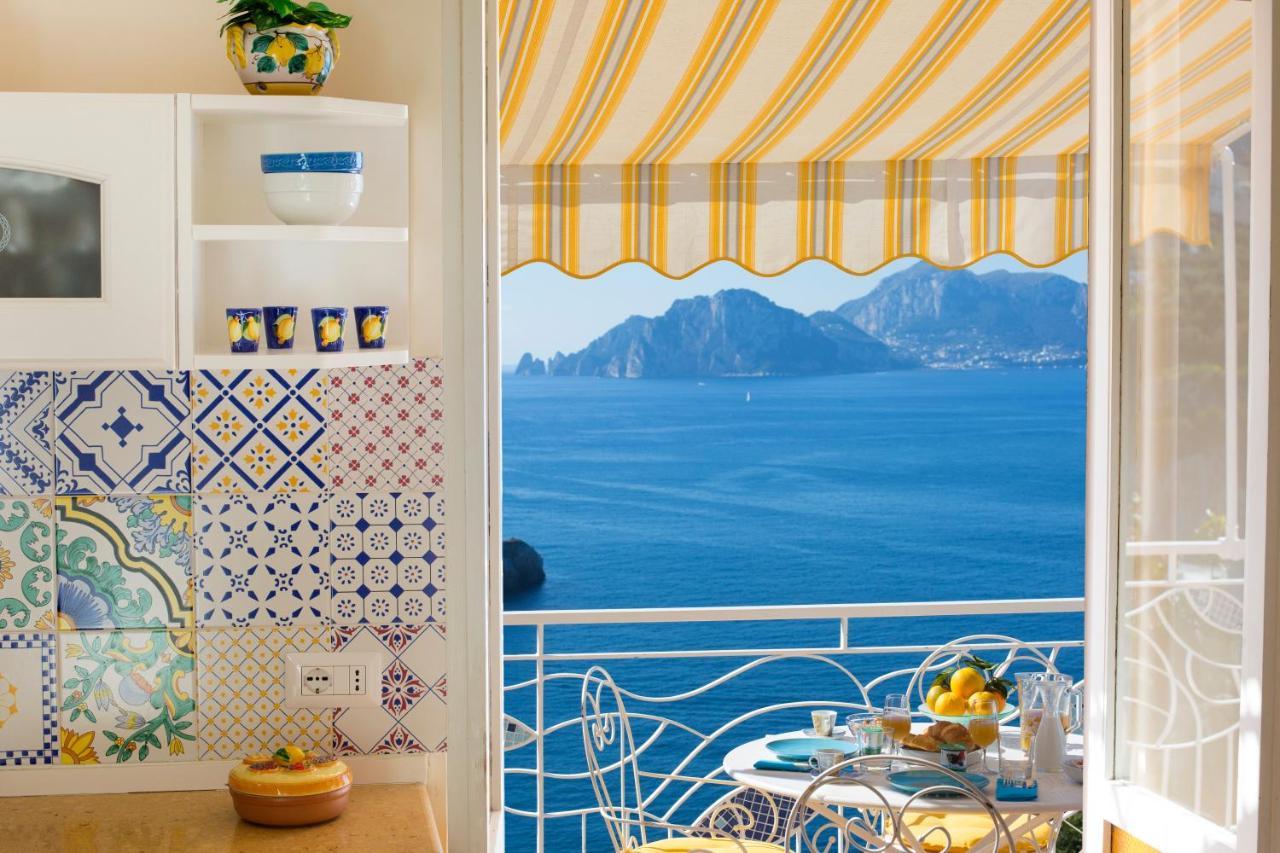 Вилла Il Sogno Di Lina Sorrento Coast Capri View Масса-Лубренсе Экстерьер фото