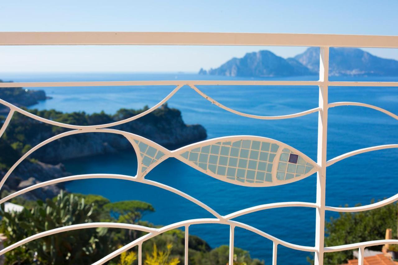 Вилла Il Sogno Di Lina Sorrento Coast Capri View Масса-Лубренсе Экстерьер фото